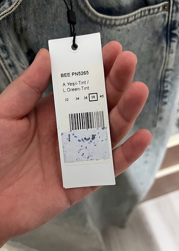 Addax Gri Düğmeli Bol Kesim Midi Kot Pantolon