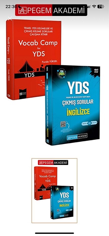 Pegem Akademi Yds Çıkmış ve Kelime Kitap