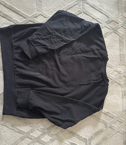 Diğer Siyah baskılı sweat