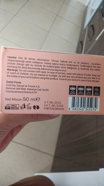Diğer Orginx göz altı bakım kremi 