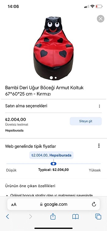 Armut koltuk