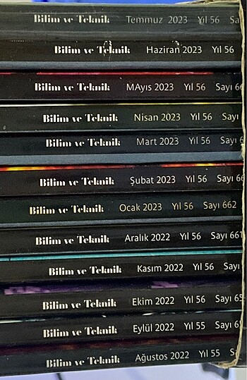 Beden Renk Bilim ve Teknik dergisi 12 sayı