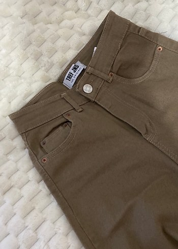 Kahverengi Kot Pantolon - Görsel 3