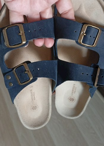 siyahSüet Lumberjack Tokalı unisex Terlik