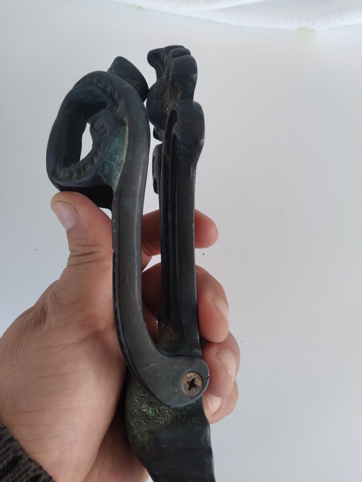 vintage kapı tokmağı - Görsel 3