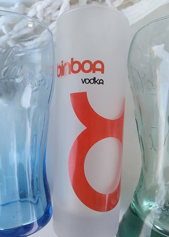 Renkli Coca-Cola ve Vodka Bardak Seti - Görsel 2