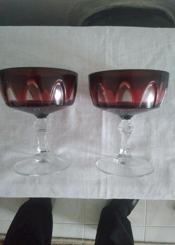 luminarc kadeh 2 adet vintage - Görsel 2