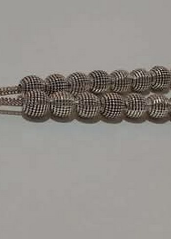 925 AYAR GÜMÜŞ KAPLAMA HARİKA TESBİH - Görsel 6