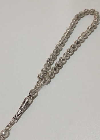 925 AYAR GÜMÜŞ KAPLAMA HARİKA TESBİH - Görsel 8