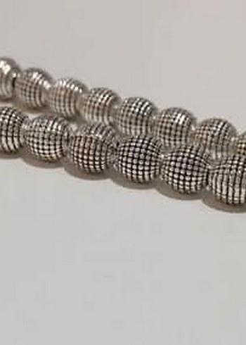 925 AYAR GÜMÜŞ KAPLAMA HARİKA TESBİH - Görsel 2