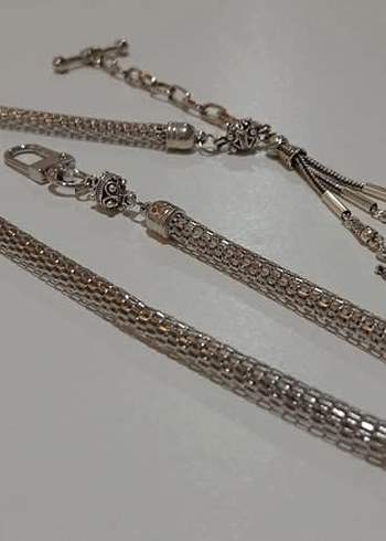 CEP SAATİ KÖSTEK ZİNCİRİ GÜMÜŞ KAPLAMA - Görsel 2