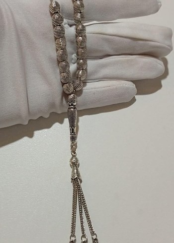 925 GÜMÜŞ KAPLAMA HARİKA TESBİH - Görsel 3