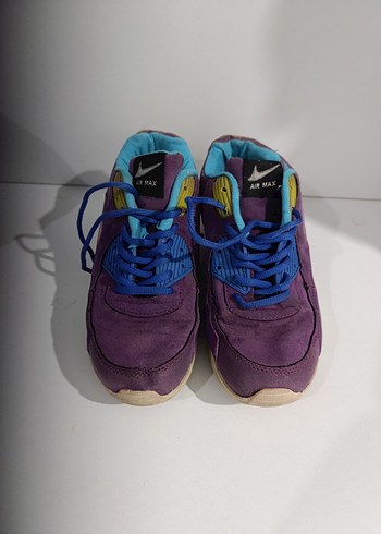 Bağcıklı Mor Renkli Kadın Spor Ayakkabı - Görsel 2