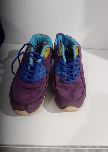 Bağcıklı Mor Renkli Kadın Spor Ayakkabı - Görsel 4