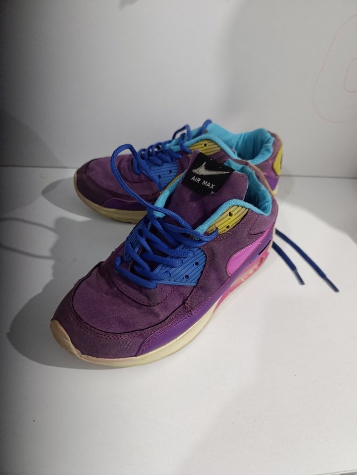 Bağcıklı Mor Renkli Kadın Spor Ayakkabı - Görsel 3