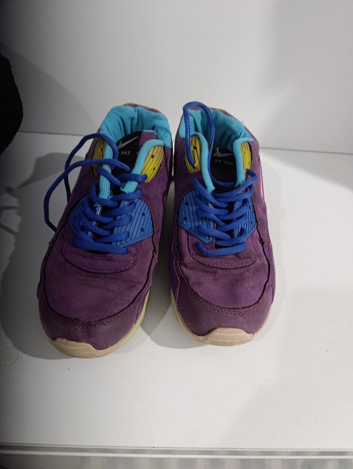 Bağcıklı Mor Renkli Kadın Spor Ayakkabı - Görsel 4