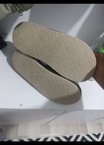 Gri Elastik Dolgu Topuk Kadın Sandalet - Görsel 2