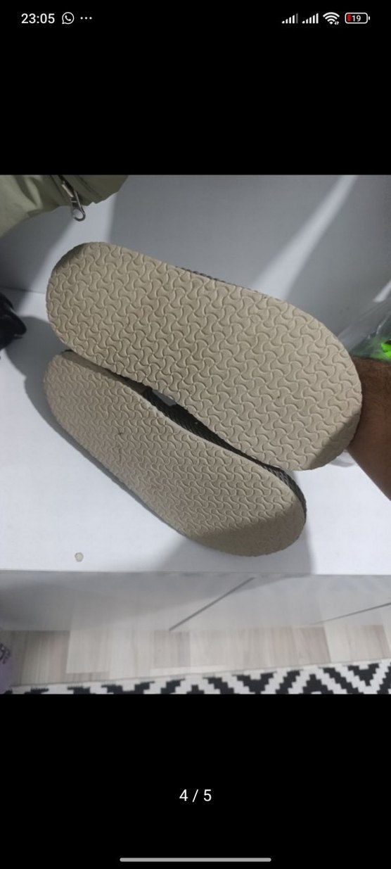 Gri Elastik Dolgu Topuk Kadın Sandalet - Görsel 2