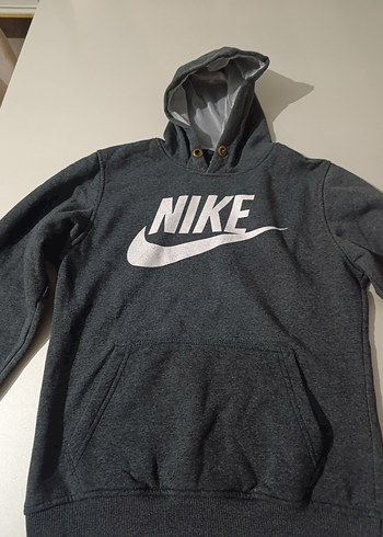 Gri Nike Kapüşonlu Erkek Sweatshirt - Görsel 5