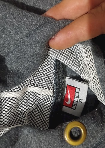 Gri Nike Kapüşonlu Erkek Sweatshirt - Görsel 2