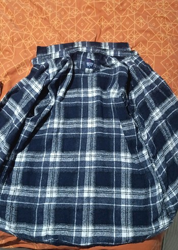 Düğmeli Mavi Erkek Oduncu Gömlek - Görsel 2