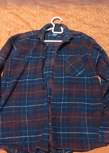 Düğmeli, Uzun Kollu Erkek Oduncu Gömlek - Görsel 3