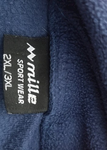 Orjinal Mille ,Mavi Fermuarlı Erkek Polar Sweatshirt - Görsel 3