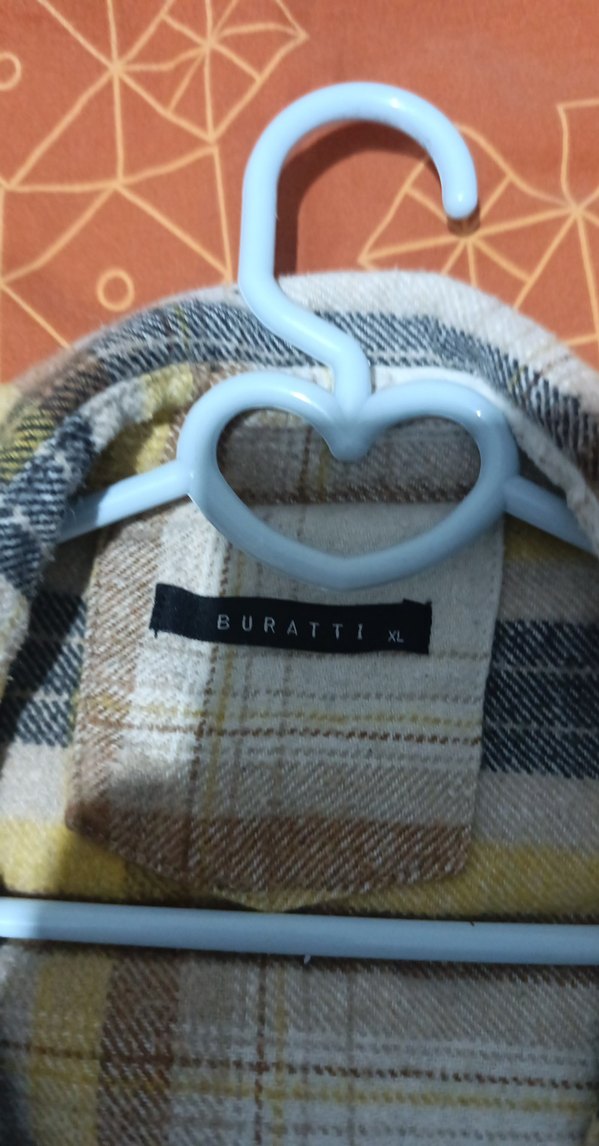 Düğmeli Bej Pamuklu Oduncu Gömlek - Görsel 2