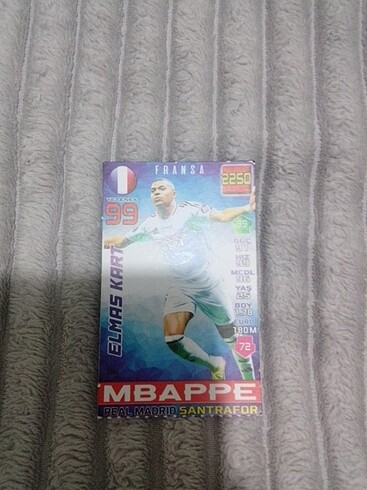  Beden Mbappe futbol kart