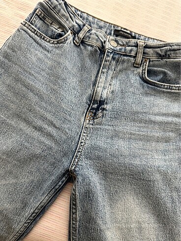 Paçaları kesik Jean - Görsel 6