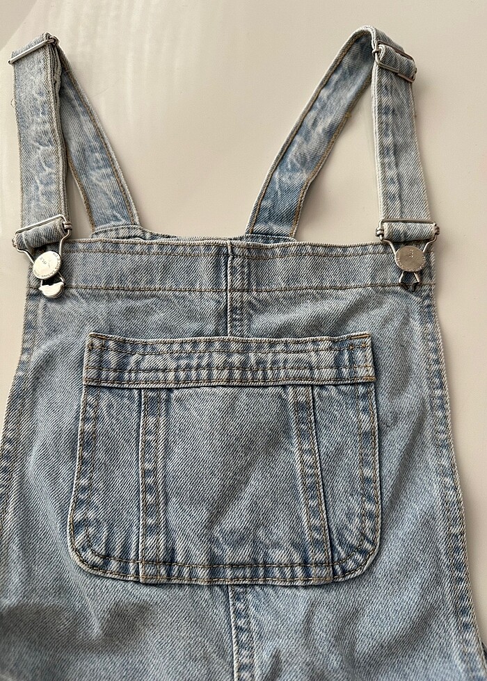 Koton 36 beden jean salopet - Görsel 3