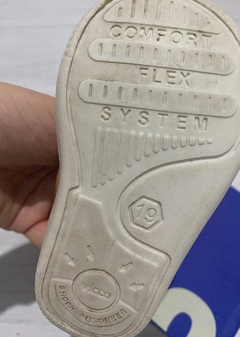 Kahverengi Cırtcırtlı Bebek İlk Adım Ayakkabısı - Görsel 2