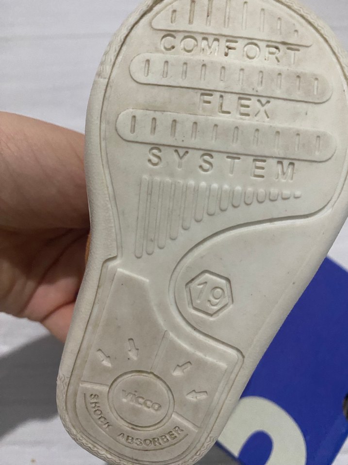 Kahverengi Cırtcırtlı Bebek İlk Adım Ayakkabısı - Görsel 2