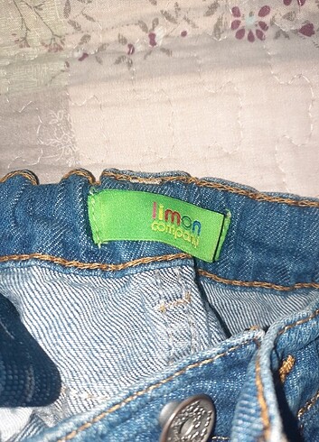 4 Yaş Beden lacivert Renk Limon company 4-5yas kız çocuk kot etek
