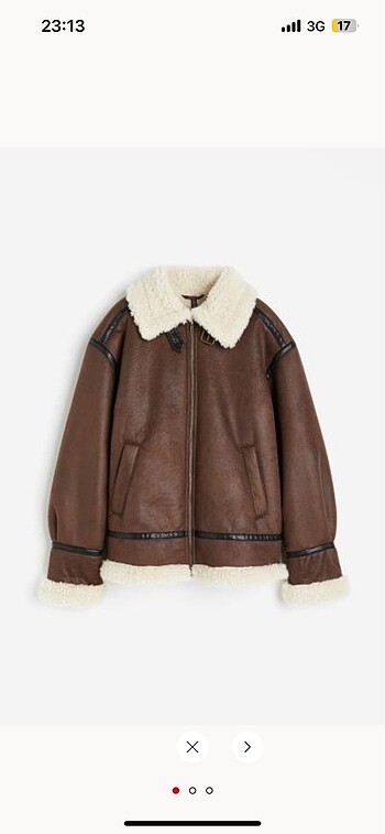H&M biker deri mont