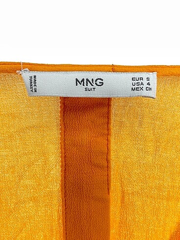 s Beden turuncu Renk Mango Bluz %70 İndirimli.