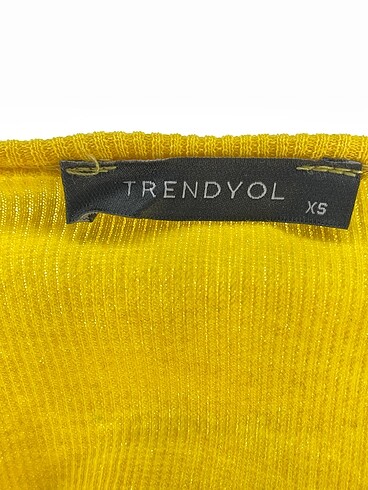 xs Beden sarı Renk Trendyol & Milla Mini Üst %70 İndirimli.