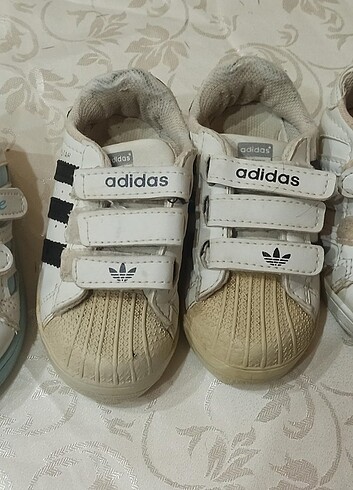 Adidas Toplu fiyat 3 adet 24 numara kullanılmış erkek Çocuk Ayakabısı
