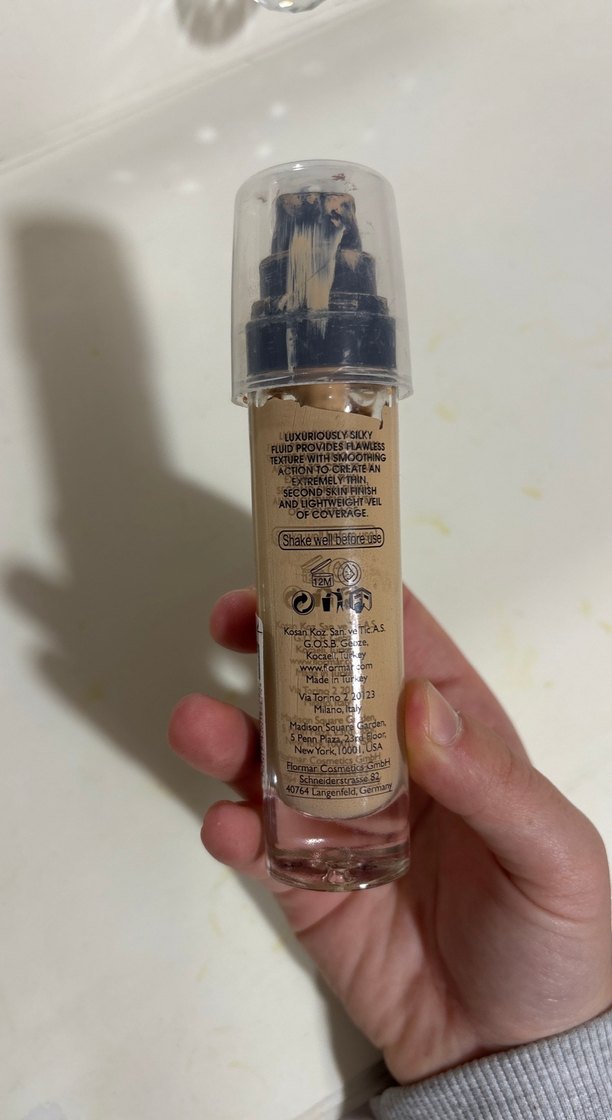 Flormar HD Kapaklı Fondöten SPF30 Beige - Görsel 2