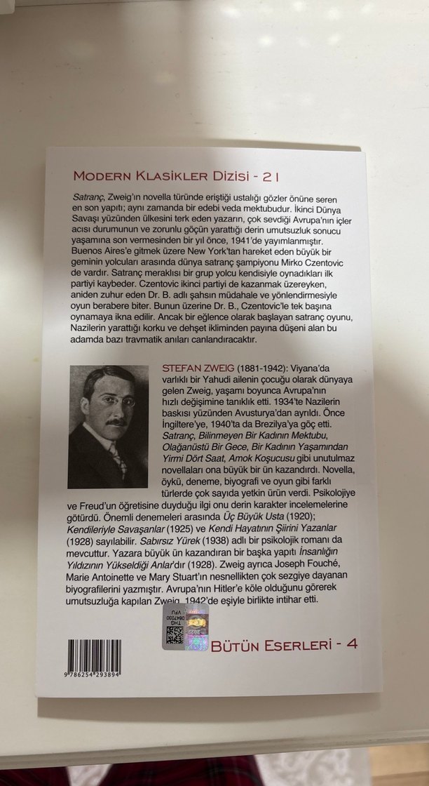 Satranç - Stefan Zweig - Görsel 2
