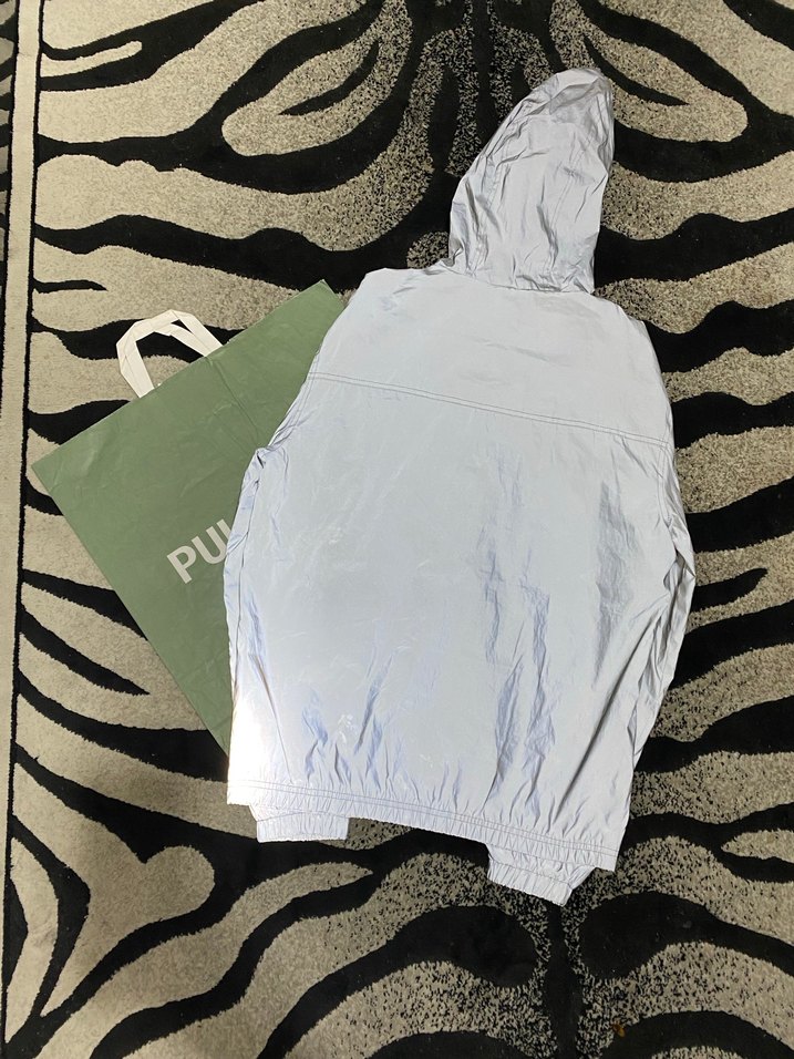 Pull & Bear Reflektörlü Yağmurluk - Görsel 3