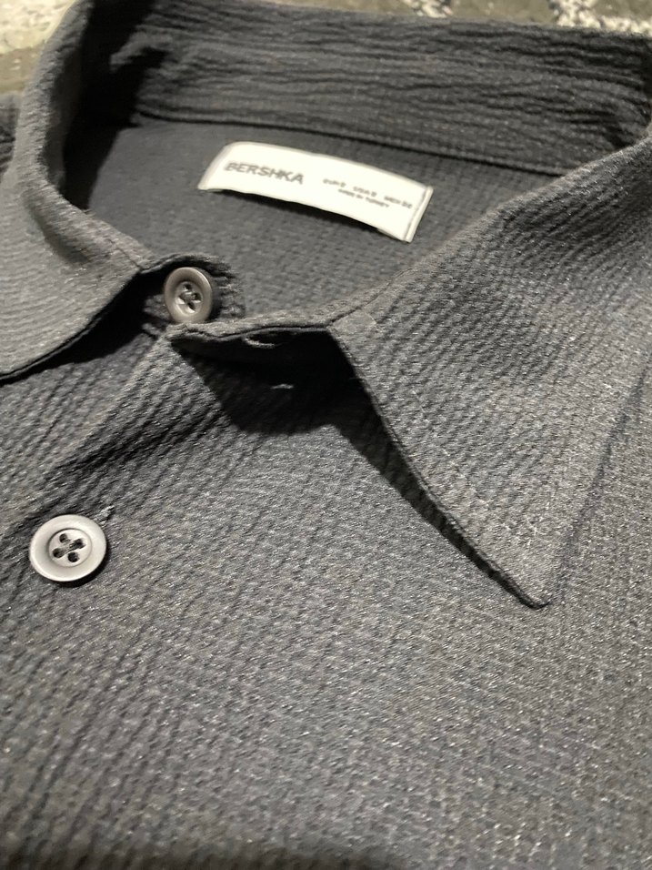 BERSHKA Kısa Kollu Gömlek - Görsel 4