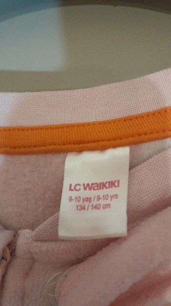 9 Yaş Beden Kız çocuk pembe uyku tulumu 9-10 yaş 134-140cm.