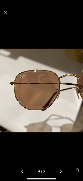  Beden camel Renk Rayban gözlük