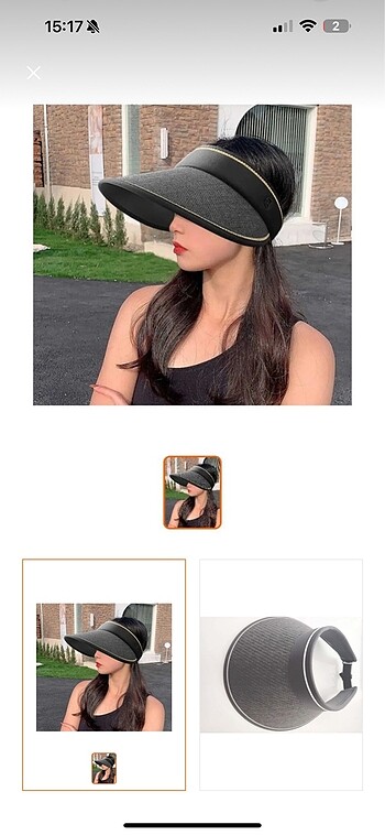 Güneş UV korumalı ŞAPKA - Görsel 3