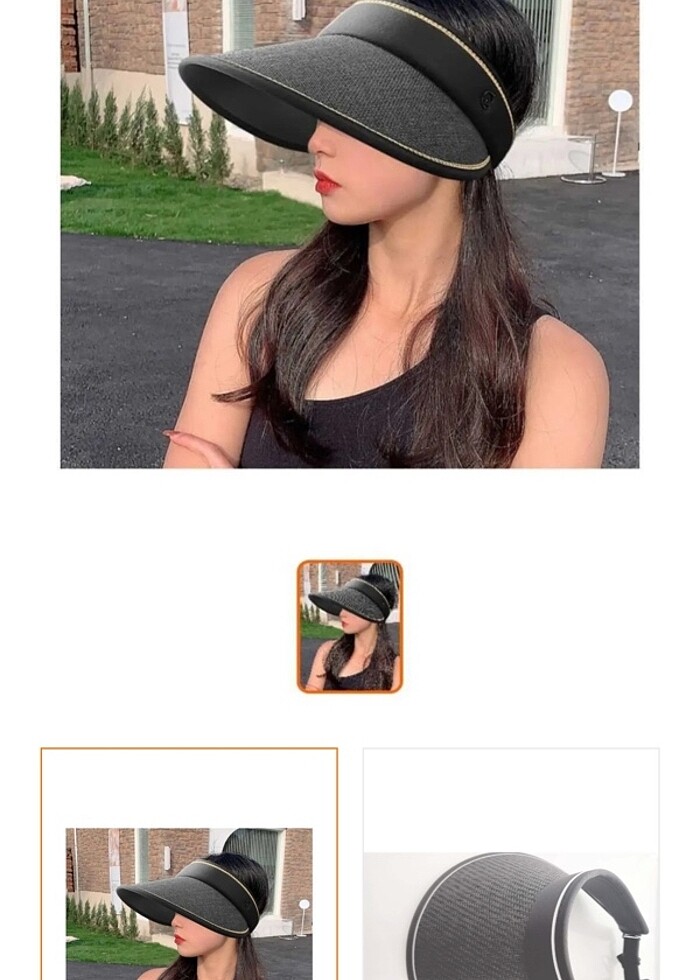 Güneş UV korumalı ŞAPKA - Görsel 3