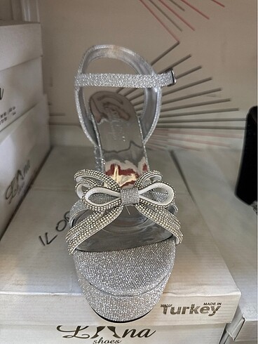 Platform düğün nişan kına ayakkabısı sıfır ürün - Görsel 6