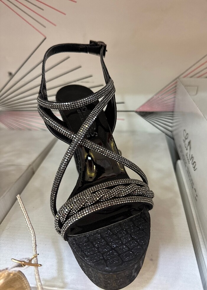 Platform düğün nişan kına ayakkabısı sıfır ürün - Görsel 2