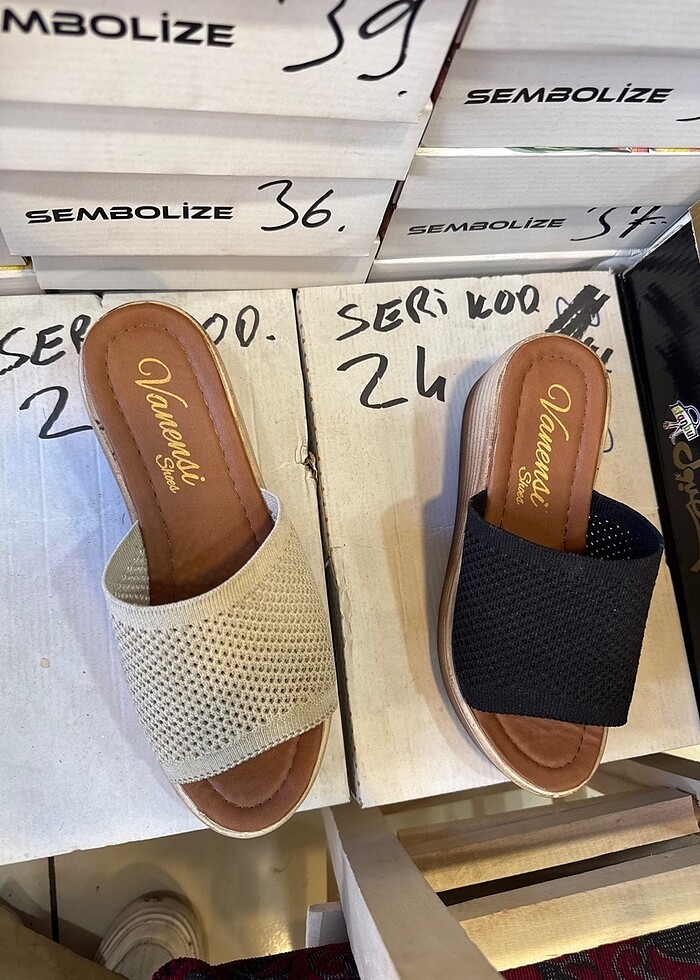 Yazlık dolgulu terlik - Görsel 4