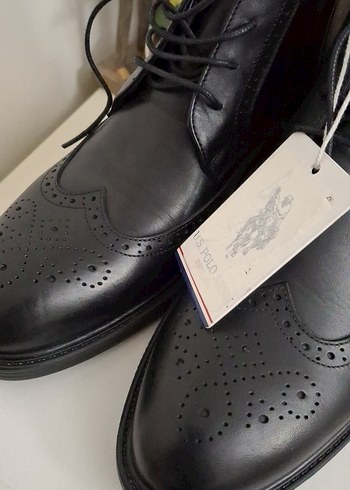 Klasik Siyah Deri Erkek Bot 41 numara - Görsel 3